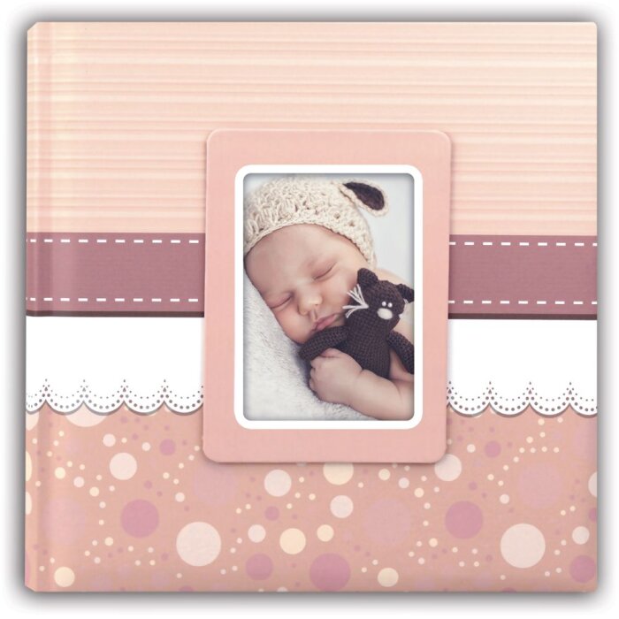 Cinzia Baby Album 24x24 cm roze