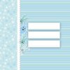 Cinzia Baby Album 24x24 cm blauw