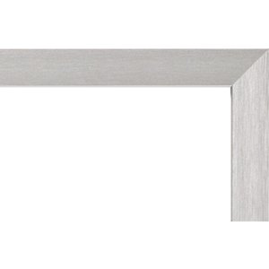 Stoel aluminium lijst 70x100 cm zilver
