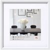 Walther Kunststof lijst Steel Style 40x40 cm wit