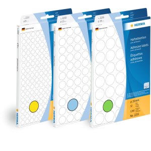 Multifunctionele etiketten wit 34x53 mm papier mat 288 st.