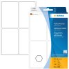 Multifunctionele etiketten wit 52x82 mm papier mat 128 st.
