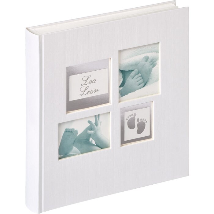 Walther Baby Album Little Foot 28x30,5 cm 60 witte paginas