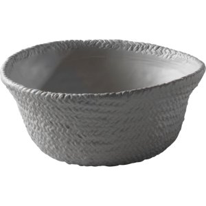 20do1517 Mascagni Decoratieve Kom 26,2x25,7x12,3 cm grijs