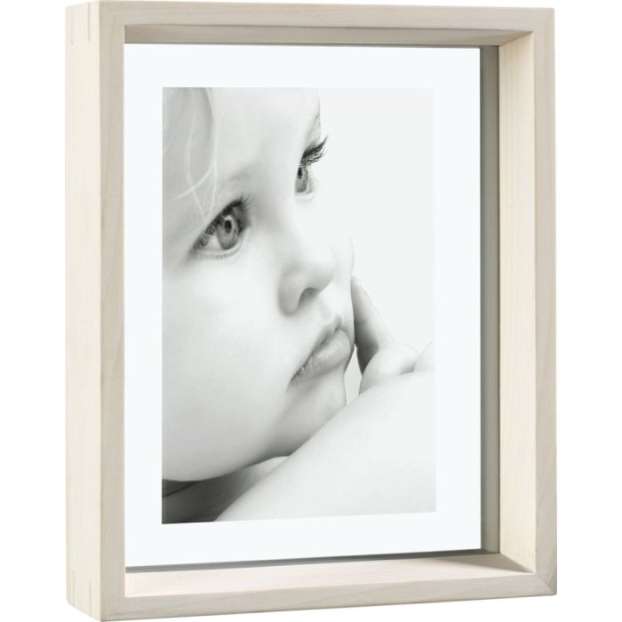 a756 Mascagni massief houten lijst 13x18 cm wit dubbele beglazing