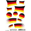 Duitsland vlaggen tatoeages 1 vel