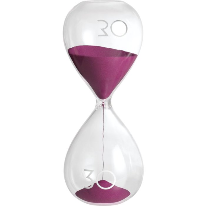 200thirty Mascagni Zandloper 19 cm fuchsia 30 minuten