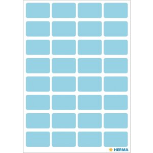 Multifunctionele etiketten blauw 12x19 mm papier mat 160 st.