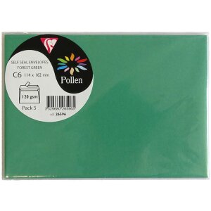 5 Enveloppen Pollen 114x162 mm