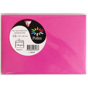 5 Enveloppen Pollen 114x162 mm
