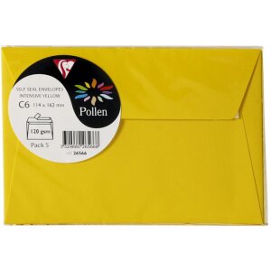 5 Enveloppen Pollen 114x162 mm