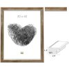 Fotolijst brons hout s45yd3 zilveren rand