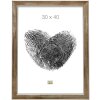 Fotolijst brons hout s45yd3 zilveren rand