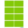 Multifunctionele etiketten groen 26x40 mm papier mat 40 st.