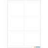 Multifunctionele etiketten wit 36x40 mm
