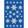 herma kerst stickers sterren zilver