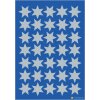 herma sterren stickers zilver van Herma 3 vellen
