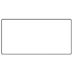 Rol etiketten wit 100x50 mm papier glanzend 2000 st.