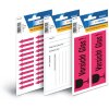 Informatie-etiketten pijlen helder rood 38x7 mm 88 st.