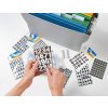 Letters 10 mm a-z weerbestendige folie zwart 1 vel.