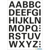 vario letters a-z, zwart 15 mm