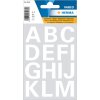 herma sticker letters 25 mm a-z folie weerbestendig wit 2 vellen