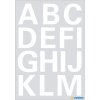 herma sticker letters 25 mm a-z folie weerbestendig wit 2 vellen