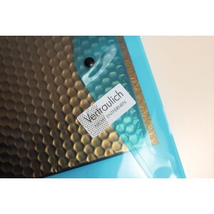 Veiligheidsetiketten wit 45,7x21,2 mm extreem sterk klevende folie mat 1200 st.