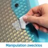 Veiligheidsetiketten wit ø 40 mm rond extreem sterk klevende folie mat 600 st.