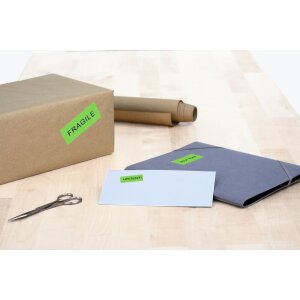 Etiketten a4 groen 105x37 mm papier mat 1600 st.