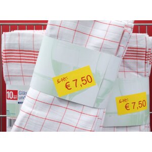 Etiketten a4 groen 105x37 mm papier mat 1600 st.