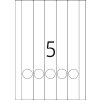 Etiketten Premium a4, wit 63,5x72 mm papier mat 1200 st.