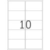 Adresetiketten Premium a4, wit 99,1x57 mm papier mat 1000 st.