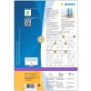 Mapetiketten a4 blauw 192x61 mm papier mat ondoorzichtig 400 st.