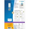 Mapetiketten a4 blauw 192x61 mm papier mat ondoorzichtig 400 st.