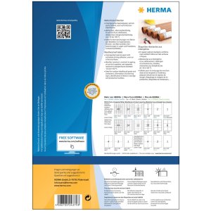Etiketten a4 wit 210x297 mm extreem sterk klevend papier weerbestendig 100 st.