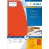 Etiketten a4 rood 70x37 mm papier mat 2400 st.