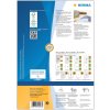 Etiketten a4 blauw 70x37 mm papier mat 2400 st.