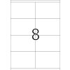 Etiketten Premium a4, wit 105x70 mm papier mat 800 st.