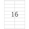 Etiketten Premium a4, wit 105x35 mm papier mat 1600 st.