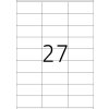 Etiketten Premium a4, wit 70x32 mm papier mat 2700 st.