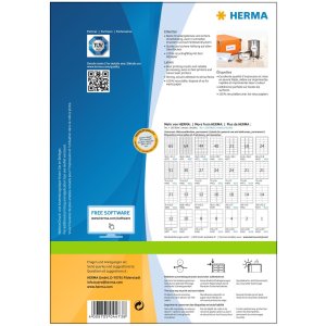 Etiketten Premium a4, wit 70x41 mm papier mat 2100 st.