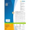 Etiketten Premium a4, wit 64,6x33,8 mm papier mat 4800 st.