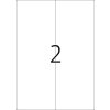 Etiketten Premium a4, wit 105x297 mm papier mat 200 st.