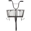 Decoratie ijzeren rek fiets 28x19x50 cm groen - 6y2943