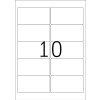 Adresetiketten Premium a4, wit 96x50,8 mm papier mat 1000 st.