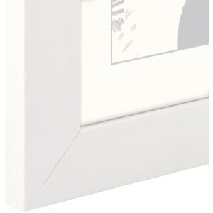 Houten lijst Skara, wit, 13 x 18 cm
