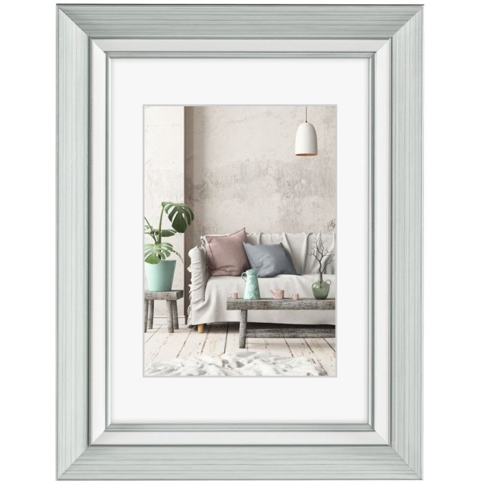 Kunststof lijst Cozy, ijsblauw, 30x 40 cm
