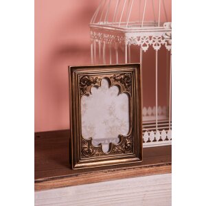 Fotolijst 2f0561 gouden 13x2x18 cm - 10x15 cm fotolijst