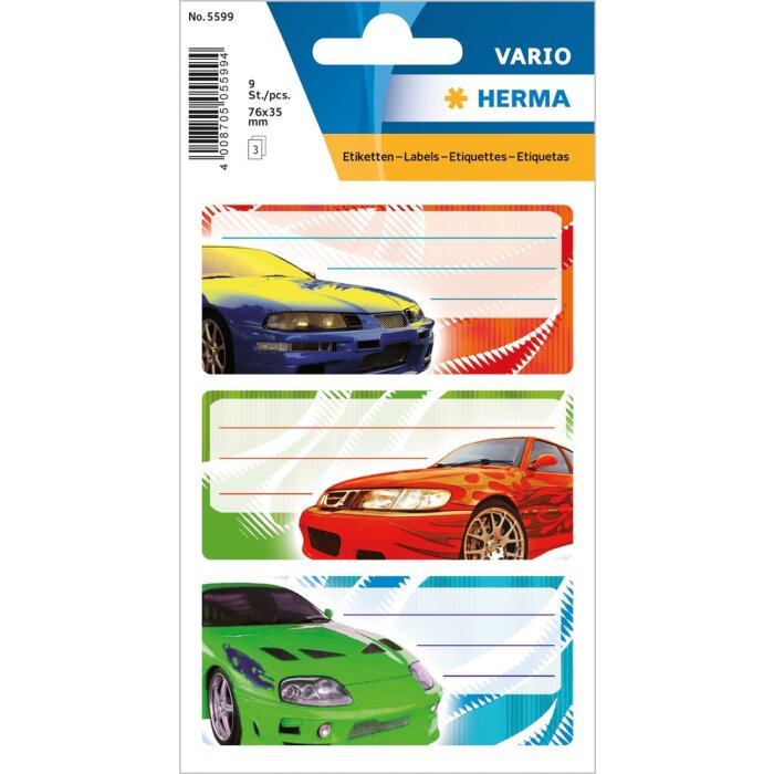 vario schooletiketten tuning 3 vellen